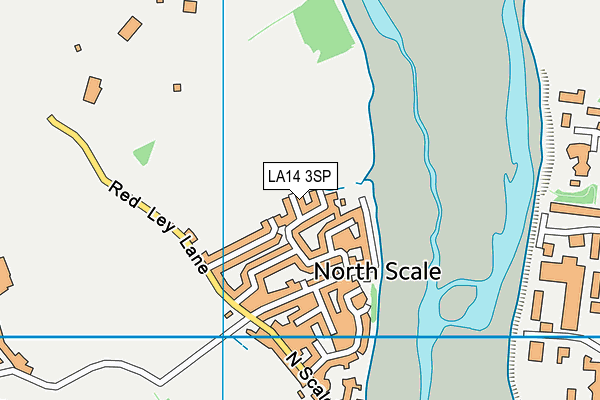 LA14 3SP map - OS VectorMap District (Ordnance Survey)