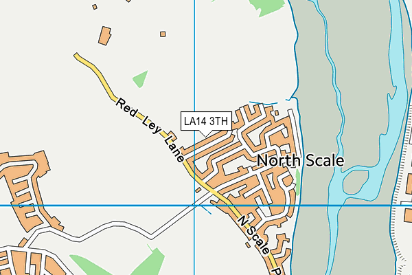 LA14 3TH map - OS VectorMap District (Ordnance Survey)