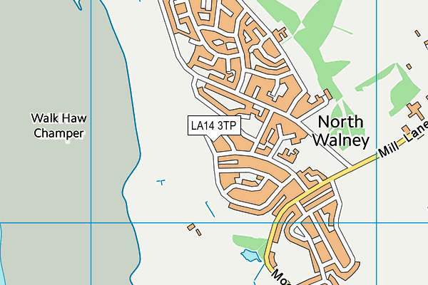 LA14 3TP map - OS VectorMap District (Ordnance Survey)