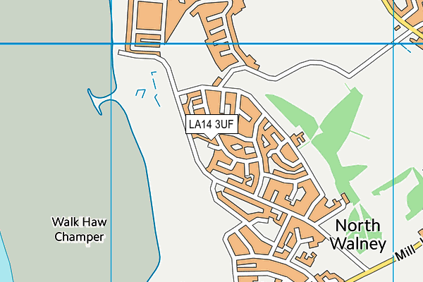 LA14 3UF map - OS VectorMap District (Ordnance Survey)