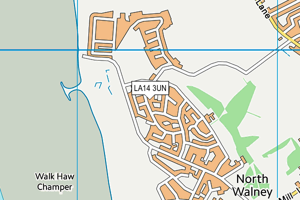LA14 3UN map - OS VectorMap District (Ordnance Survey)