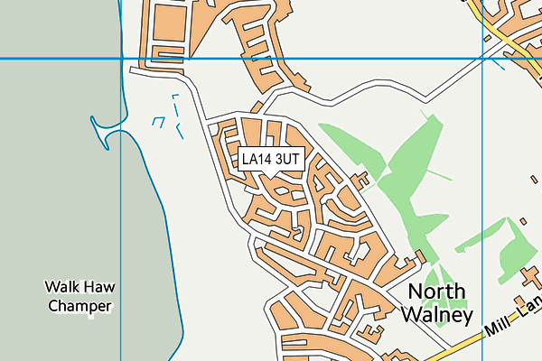 LA14 3UT map - OS VectorMap District (Ordnance Survey)