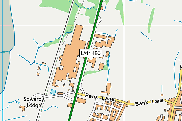 LA14 4EQ map - OS VectorMap District (Ordnance Survey)