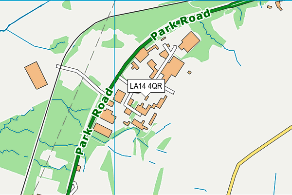 LA14 4QR map - OS VectorMap District (Ordnance Survey)