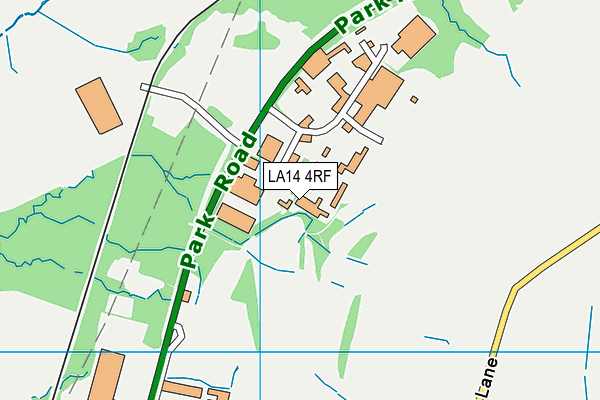 LA14 4RF map - OS VectorMap District (Ordnance Survey)