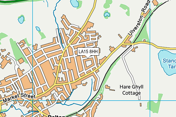 LA15 8HH map - OS VectorMap District (Ordnance Survey)