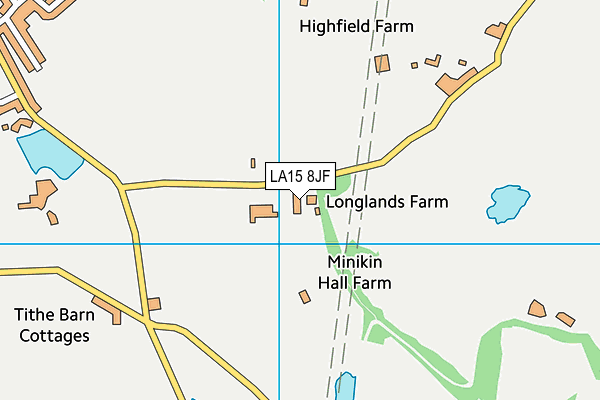 LA15 8JF map - OS VectorMap District (Ordnance Survey)