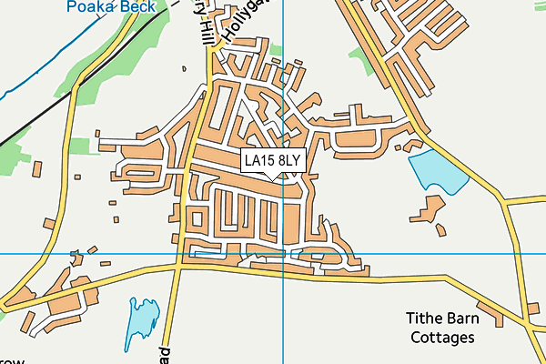 LA15 8LY map - OS VectorMap District (Ordnance Survey)