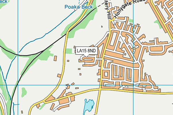 LA15 8ND map - OS VectorMap District (Ordnance Survey)