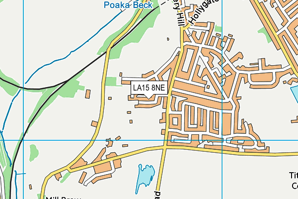 LA15 8NE map - OS VectorMap District (Ordnance Survey)