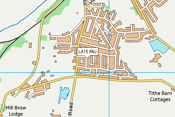 LA15 8NJ map - OS VectorMap District (Ordnance Survey)