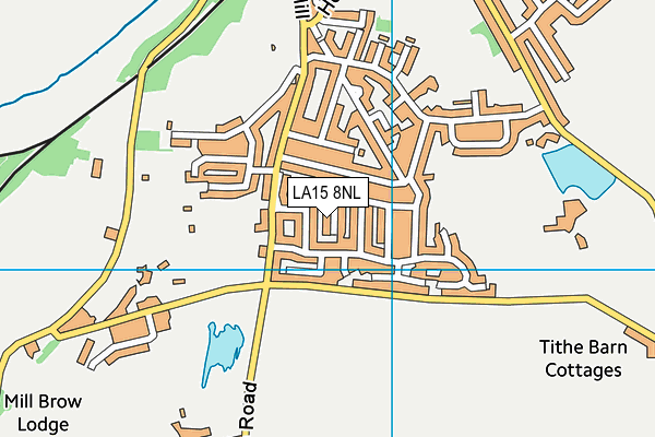 LA15 8NL map - OS VectorMap District (Ordnance Survey)