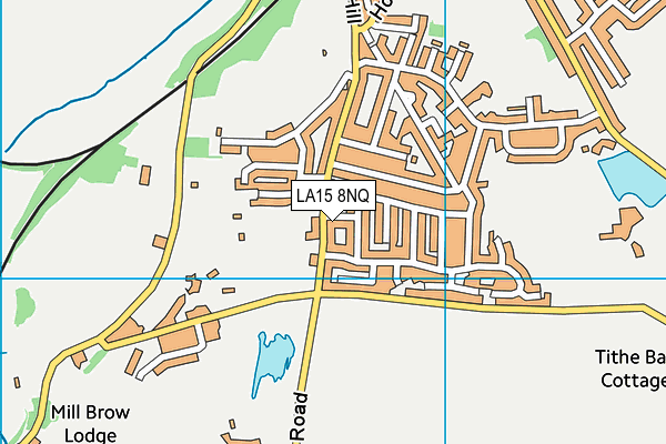 LA15 8NQ map - OS VectorMap District (Ordnance Survey)