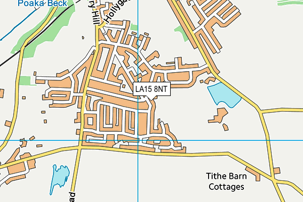 LA15 8NT map - OS VectorMap District (Ordnance Survey)