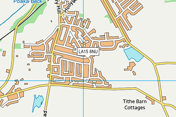 LA15 8NU map - OS VectorMap District (Ordnance Survey)