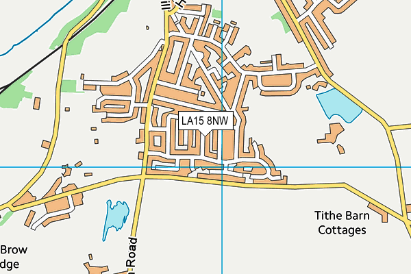LA15 8NW map - OS VectorMap District (Ordnance Survey)