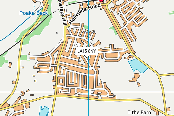 LA15 8NY map - OS VectorMap District (Ordnance Survey)