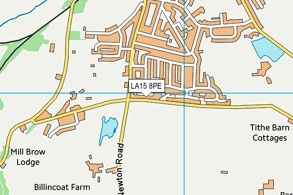 LA15 8PE map - OS VectorMap District (Ordnance Survey)