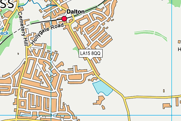 LA15 8QQ map - OS VectorMap District (Ordnance Survey)