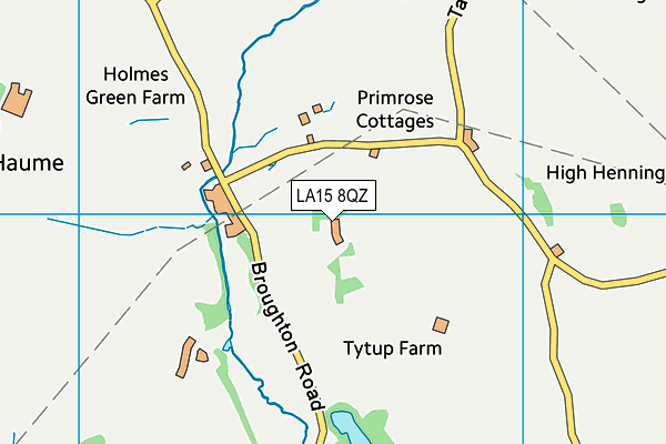 LA15 8QZ map - OS VectorMap District (Ordnance Survey)