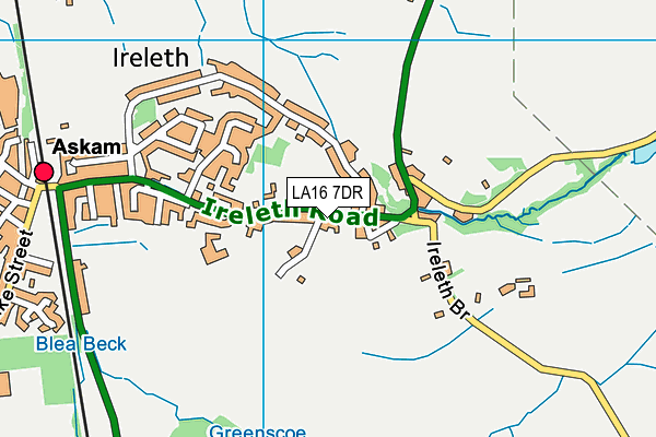 LA16 7DR map - OS VectorMap District (Ordnance Survey)