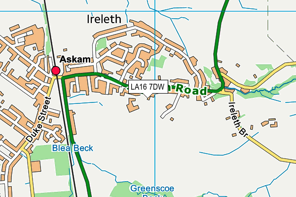 Map of AA NORTHERN DEVELOPMENTS LTD at district scale