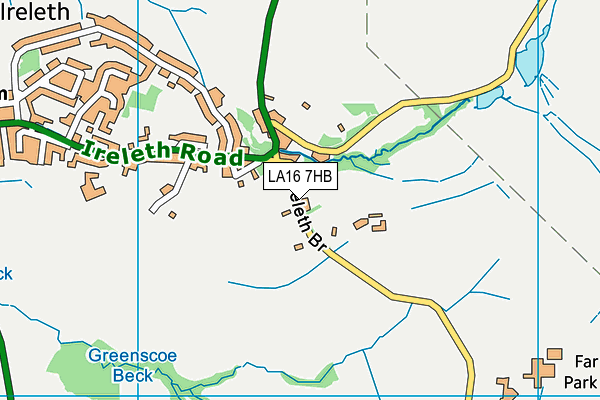 LA16 7HB map - OS VectorMap District (Ordnance Survey)