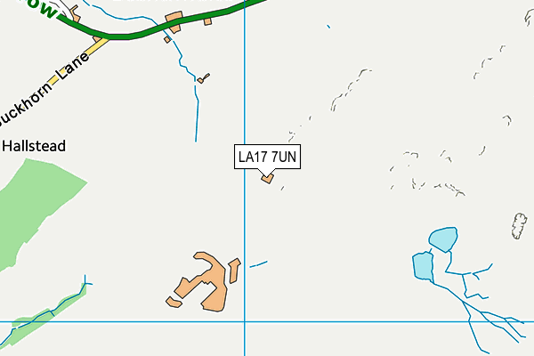 LA17 7UN map - OS VectorMap District (Ordnance Survey)