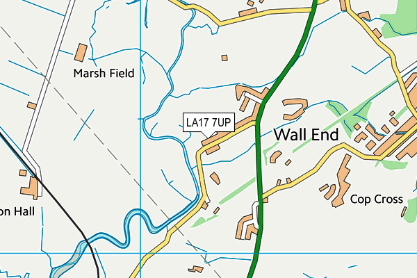 LA17 7UP map - OS VectorMap District (Ordnance Survey)