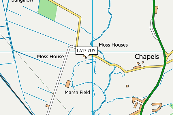 LA17 7UY map - OS VectorMap District (Ordnance Survey)