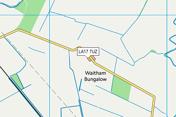 LA17 7UZ map - OS VectorMap District (Ordnance Survey)