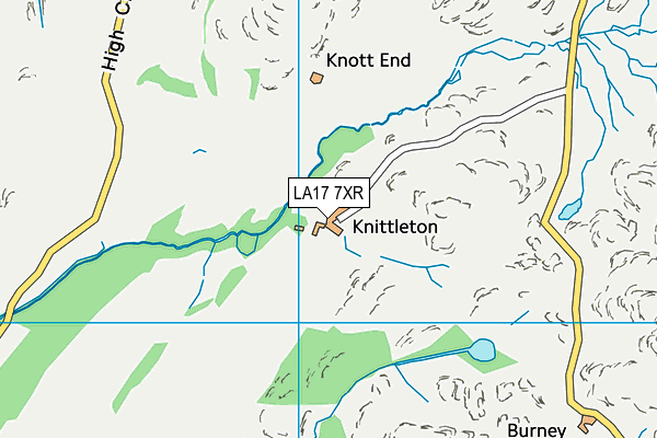 LA17 7XR map - OS VectorMap District (Ordnance Survey)