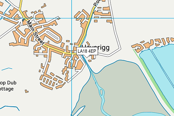 LA18 4EP map - OS VectorMap District (Ordnance Survey)