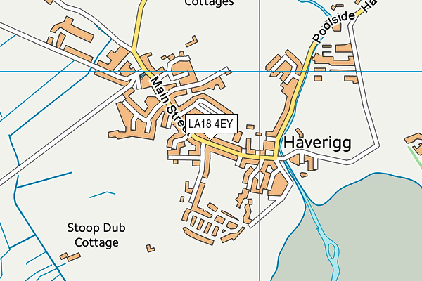 LA18 4EY map - OS VectorMap District (Ordnance Survey)