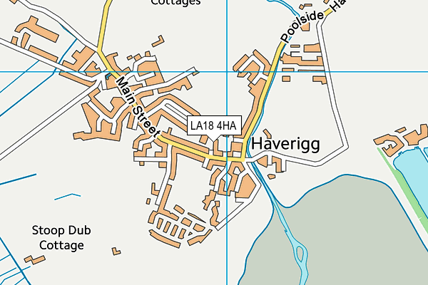Haverigg Primary School map (LA18 4HA) - OS VectorMap District (Ordnance Survey)