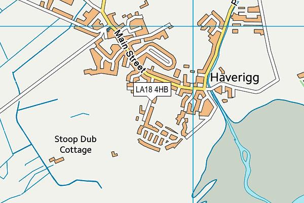 LA18 4HB map - OS VectorMap District (Ordnance Survey)