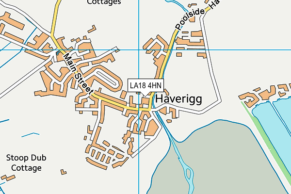 LA18 4HN map - OS VectorMap District (Ordnance Survey)