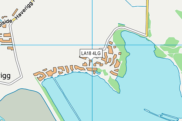 LA18 4LG map - OS VectorMap District (Ordnance Survey)