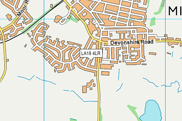 LA18 4LR map - OS VectorMap District (Ordnance Survey)