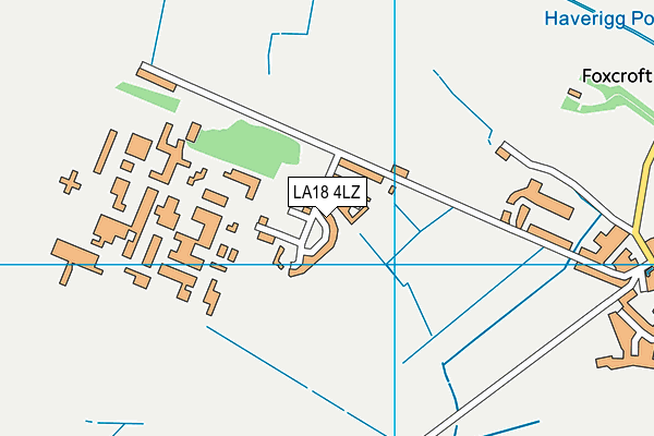 LA18 4LZ map - OS VectorMap District (Ordnance Survey)