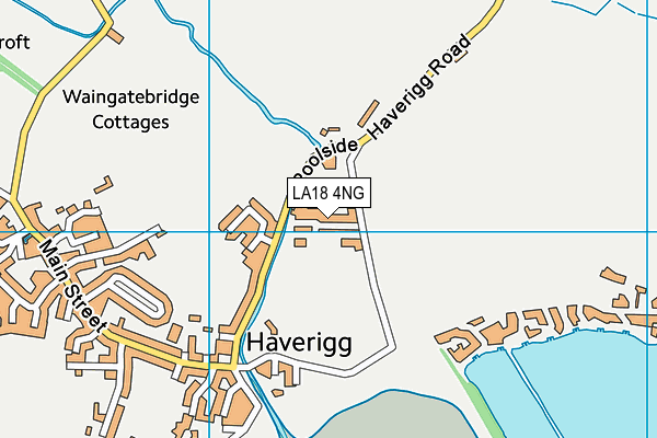 LA18 4NG map - OS VectorMap District (Ordnance Survey)
