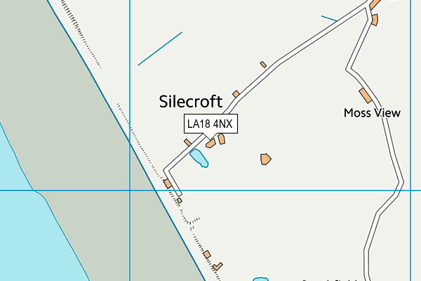 Silecroft Golf Club map (LA18 4NX) - OS VectorMap District (Ordnance Survey)
