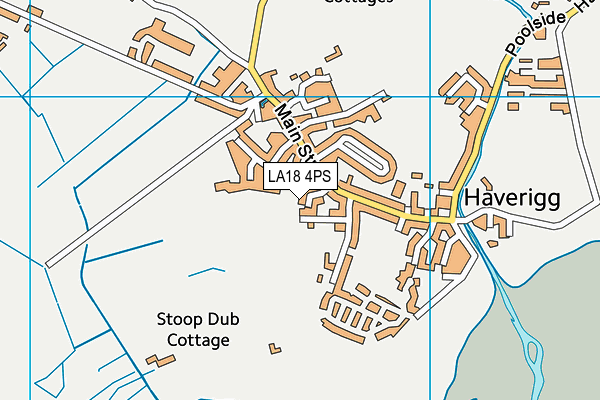 LA18 4PS map - OS VectorMap District (Ordnance Survey)