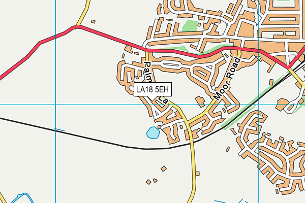 LA18 5EH map - OS VectorMap District (Ordnance Survey)