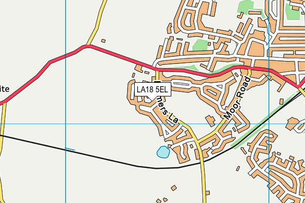 LA18 5EL map - OS VectorMap District (Ordnance Survey)