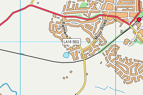 LA18 5EQ map - OS VectorMap District (Ordnance Survey)