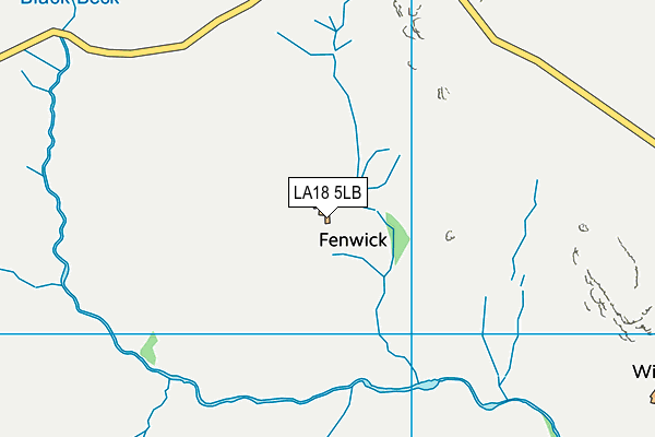 LA18 5LB map - OS VectorMap District (Ordnance Survey)