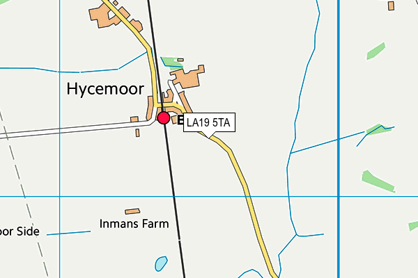 LA19 5TA map - OS VectorMap District (Ordnance Survey)