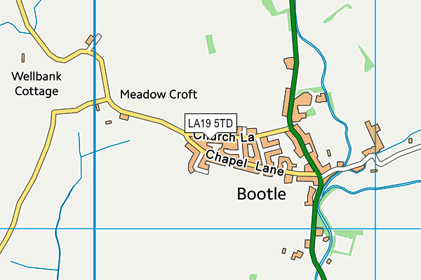 LA19 5TD map - OS VectorMap District (Ordnance Survey)