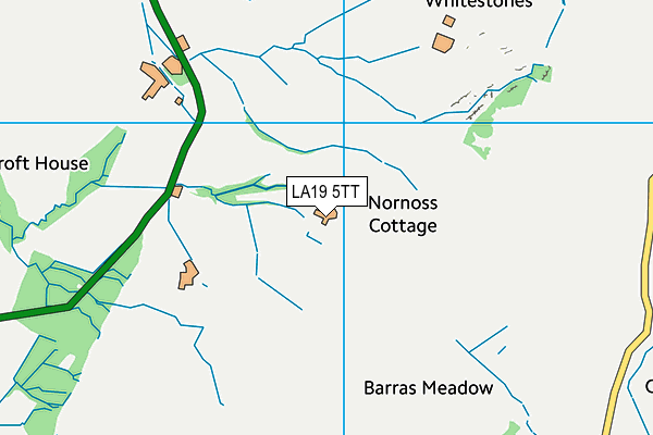 LA19 5TT map - OS VectorMap District (Ordnance Survey)